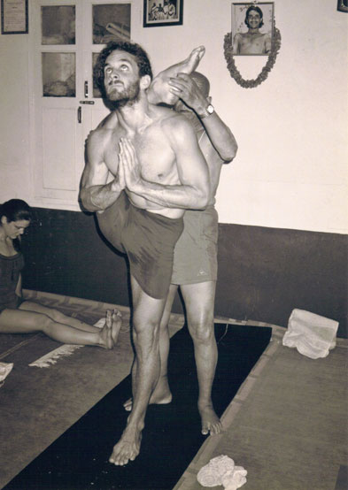 Iain Clark with Sri K. Pattabhi Jois (early 1990’s)